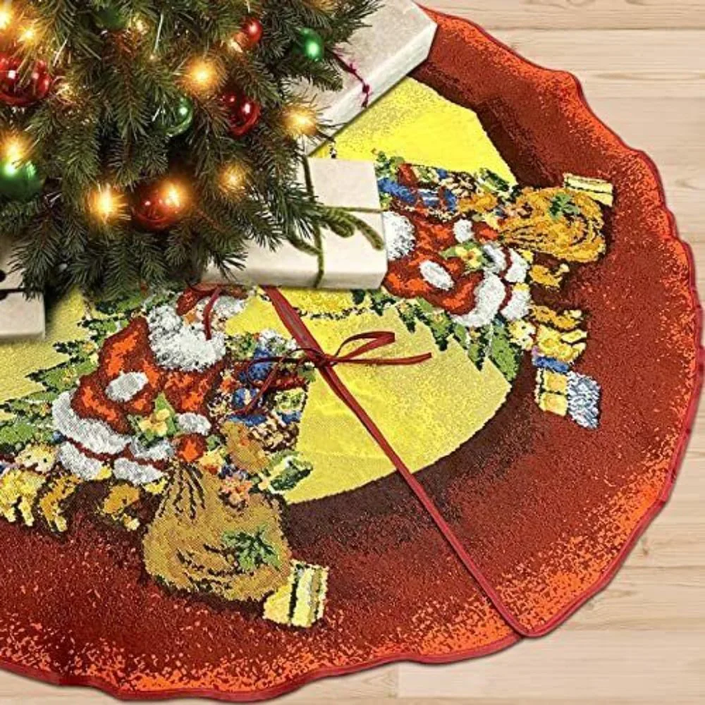HENSOTRUE 51 Inch Christmas Tree Skirt  🎅🎁🎄  NEW!!!